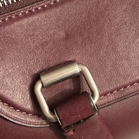 Coach Ace Satchel Glovetanned Leather Burgundy - Picture 9 of 14